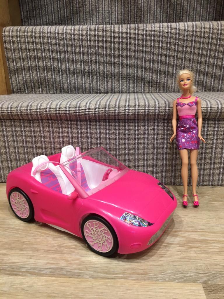 barbie convertible and doll